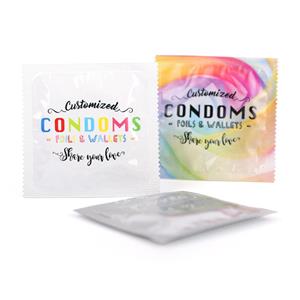 Printed condom's foil - Printed foil